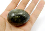 Labradorite Gem Stone Eggs Polished Chlorophane Massage Chakra Healing Reiki