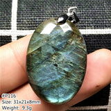 Labradorite Pendant Yellow Light Crystal Reiki Healing Moonstone Jewelry