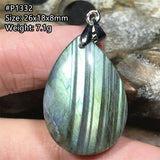 Labradorite Heart Pendant Jewelry Crystal Love Gift Silver