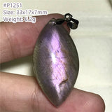 Labradorite Pendant Jewelry For Women Healing Gift Crystal Silver Stone Beads