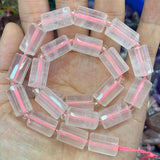 Labradorite Rose Quartz Tiger Eye Stone Beads 15'' DIY Loose Beads