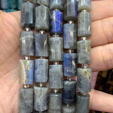 Labradorite Rose Quartz Tiger Eye Stone Beads 15'' DIY Loose Beads
