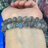 Labradorite Stone Beads 15'' Freeform Chips DIY Spacer Loose Beads