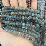 Labradorite Stone Beads 15'' Freeform Chips DIY Spacer Loose Beads