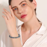 Labradorite Stone Beads Bracelet Crystal Jades Chakra Bangle