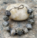 Labradorite Stone Beads Bracelet M0094