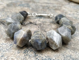 Labradorite Stone Beads Bracelet M0094