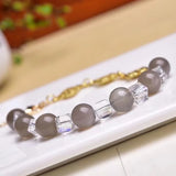Labradorite Stone Round Beaded 8mm Bracelet Charm Jewelry Gift
