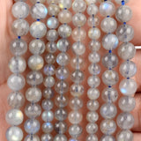 Labradorite Stone Round Spacer Beads 6/8/10mm