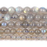 Labradorite Stone Round Spacer Beads 6/8/10mm