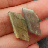 Labradorite Earring Beads 20x9x2mm