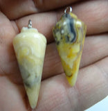 Labradorite Lapis Turquoise Quartz Crystal Pendant Jewelry Making Accessories