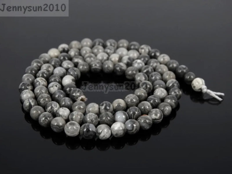Natural Jasper 4mm Round Ball Spacer Beads 15'' 5 Strands/Pack