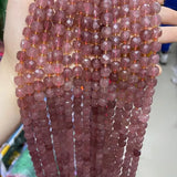 Lapis Lazuli Citrines Crystal Square Beads Pink Quartz Spacer for Jewelry Making
