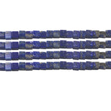 Lapis Lazuli Cube Gemstone Beads 2/4mm for DIY Jewelry Making