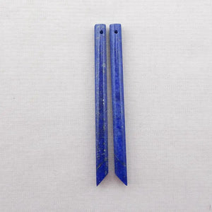 Natural Lapis Lazuli Earring Bead, Semiprecious Stone Jewelry