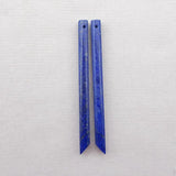 Natural Lapis Lazuli Earring Bead, Semiprecious Stone Jewelry