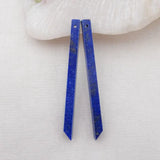 Natural Lapis Lazuli Earring Bead, Semiprecious Stone Jewelry