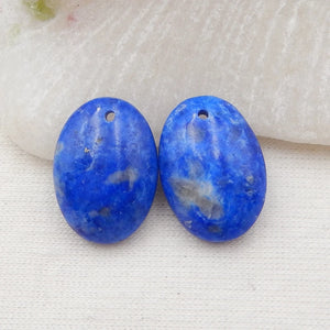 Lapis Lazuli Earring Beads, Fashion Earring Jewelry 18x12x5mm