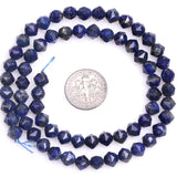 Lapis Lazuli Faceted Round Beads 15 Inch Strand 6 8 10 12mm