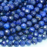 Lapis Lazuli Faceted Round Beads 8mm