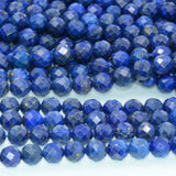 Lapis Lazuli Faceted Round Beads 8mm