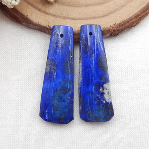 Lapis Lazuli Gemstone Earrings Beads for Jewelry Making DIY Charms