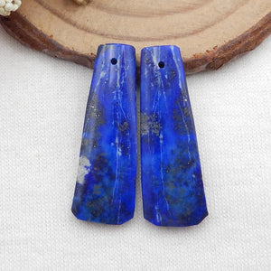 Lapis Lazuli Gemstone Earrings Beads for Jewelry Making DIY Charms