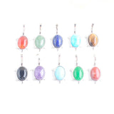 Lapis Lazuli Opal Stone Tiny Turtle Pendant Reiki Lucky Tortoise Charm Jewelry