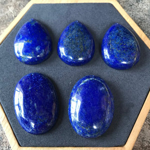 Natural Lapis Lazuli Pendant Bead Necklace Jewelry