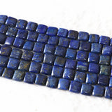 Lapis Lazuli Stone 12mm 14mm Square Beads DIY Loose Beads 15 Inches