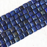 Lapis Lazuli Stone 12mm 14mm Square Beads DIY Loose Beads 15 Inches
