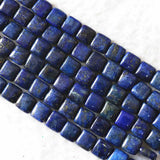 Lapis Lazuli Stone 12mm 14mm Square Beads DIY Loose Beads 15 Inches