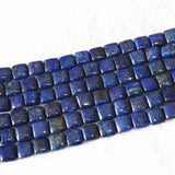 Lapis Lazuli Stone 12mm 14mm Square Beads DIY Loose Beads 15 Inches