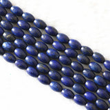Lapis Lazuli Stone 8x12mm Rice Barrel Loose Beads for DIY Jewelry