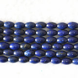 Lapis Lazuli Stone 8x12mm Rice Barrel Loose Beads for DIY Jewelry