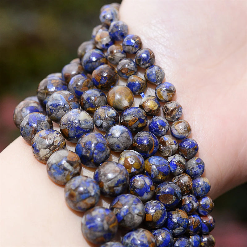 Lapis Lazuli Stone Bead Round Pietersite Loose Spacer Beads 6/8/10mm