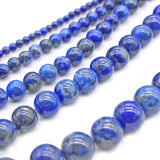 Natural Lapis Lazuli Stone Beads 15inches 4/6/8/10mm Gem Stone Beads