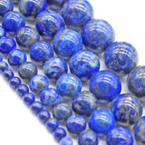 Natural Lapis Lazuli Stone Beads 15inches 4/6/8/10mm Gem Stone Beads