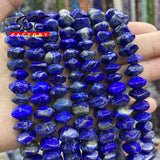 Lapis Lazuli Stone Beads Irregular Cut 6x11mm 15''