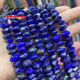 Lapis Lazuli Stone Beads Irregular Cut 6x11mm 15''