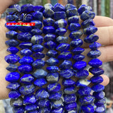 Lapis Lazuli Stone Beads Irregular Cut 6x11mm 15''