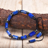 Lapis Lazuli Stone Bracelet Adjustable