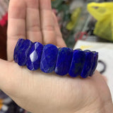 Lapis Lazuli Stone Bracelet Gemstone Bangle Unisex Jewelry