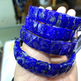 Lapis Lazuli Stone Bracelet Natural Gemstone Bangle for Woman Man