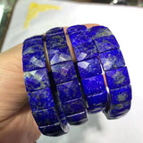 Lapis Lazuli Stone Bracelet Natural Gemstone Bangle for Woman Man