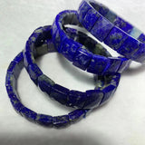 Lapis Lazuli Stone Bracelet Natural Gemstone Bangle for Woman Man