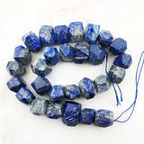 Irregular Shape Lapis Lazuli Stone Top Section Lazurite Nugget Beads