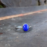 Natural Lapis Ring Adjustable