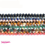 Lapis Stone Spacer Loose Beads 6/8/10mm Faceted Olives Shape